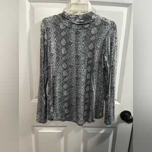 Long Sleeve Animal Print Shirt